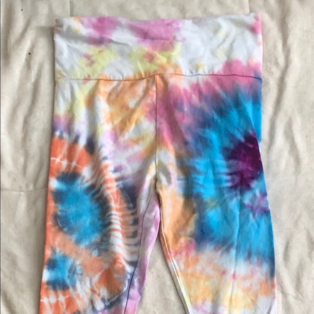 Forever 21 tie dye leggings